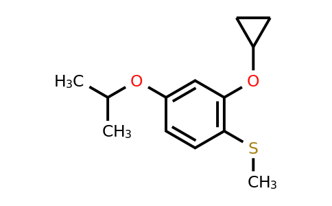 CAS 1243454-74-1 | (2-Cyclopropoxy-4-isopropoxyphenyl)(methyl)sulfane