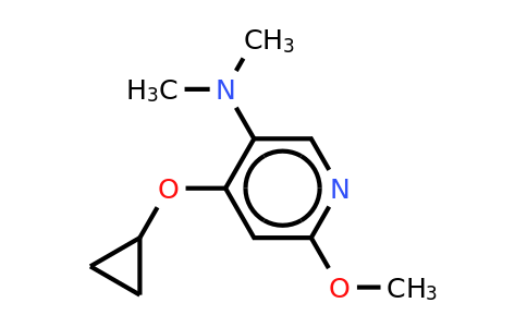 CAS 1243454-75-2 | 4-Cyclopropoxy-6-methoxy-N,n-dimethylpyridin-3-amine