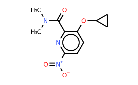 CAS 1243454-80-9 | 3-Cyclopropoxy-N,n-dimethyl-6-nitropicolinamide