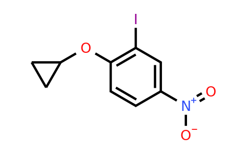 CAS 1243454-84-3 | 1-Cyclopropoxy-2-iodo-4-nitrobenzene
