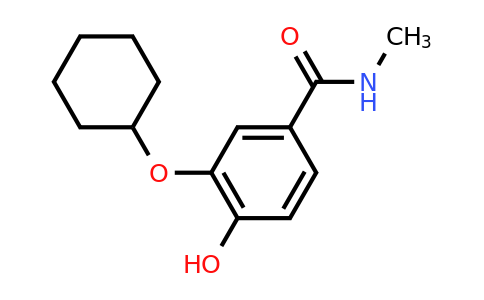 CAS 1243454-86-5 | 3-(Cyclohexyloxy)-4-hydroxy-N-methylbenzamide