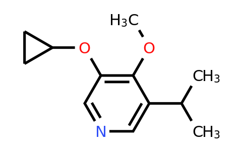 CAS 1243454-87-6 | 3-Cyclopropoxy-5-isopropyl-4-methoxypyridine