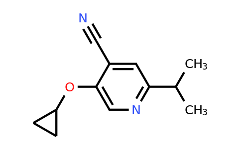 CAS 1243454-89-8 | 5-Cyclopropoxy-2-isopropylisonicotinonitrile
