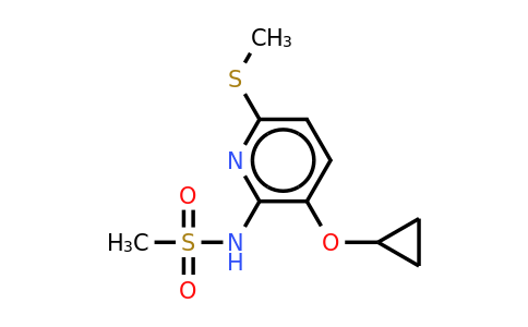 CAS 1243454-92-3 | N-(3-cyclopropoxy-6-(methylthio)pyridin-2-YL)methanesulfonamide