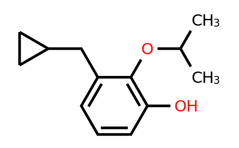 CAS 1243454-94-5 | 3-(Cyclopropylmethyl)-2-isopropoxyphenol