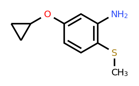 CAS 1243455-01-7 | 5-Cyclopropoxy-2-(methylsulfanyl)aniline