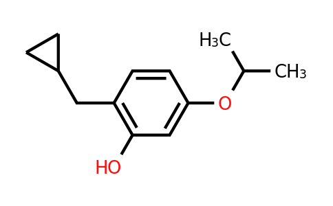 CAS 1243455-02-8 | 2-(Cyclopropylmethyl)-5-isopropoxyphenol