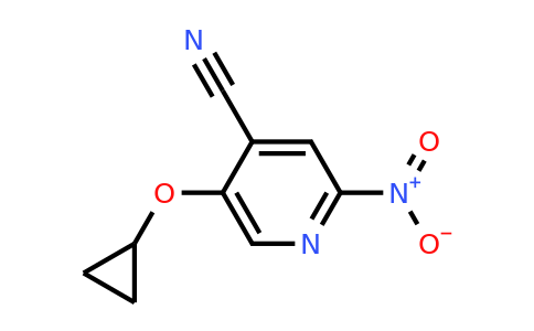 CAS 1243455-03-9 | 5-Cyclopropoxy-2-nitroisonicotinonitrile