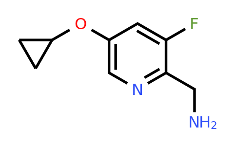 CAS 1243455-05-1 | (5-Cyclopropoxy-3-fluoropyridin-2-YL)methanamine