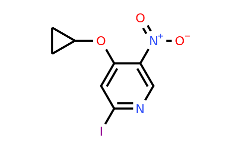 CAS 1243455-06-2 | 4-Cyclopropoxy-2-iodo-5-nitropyridine