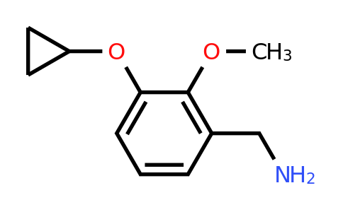 CAS 1243455-09-5 | (3-Cyclopropoxy-2-methoxyphenyl)methanamine