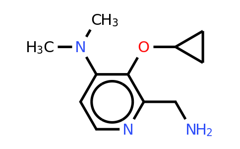 CAS 1243455-10-8 | 2-(Aminomethyl)-3-cyclopropoxy-N,n-dimethylpyridin-4-amine