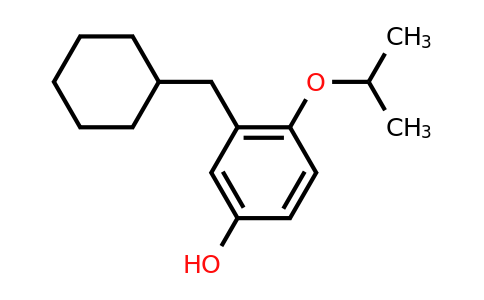 CAS 1243455-11-9 | 3-(Cyclohexylmethyl)-4-isopropoxyphenol