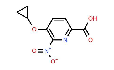CAS 1243455-13-1 | 5-Cyclopropoxy-6-nitropicolinic acid