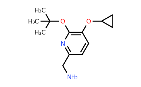 CAS 1243455-16-4 | (6-Tert-butoxy-5-cyclopropoxypyridin-2-YL)methanamine