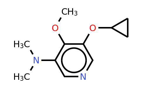 CAS 1243455-18-6 | 5-Cyclopropoxy-4-methoxy-N,n-dimethylpyridin-3-amine