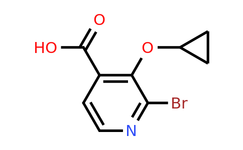 CAS 1243455-20-0 | 2-Bromo-3-cyclopropoxyisonicotinic acid