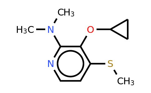 CAS 1243455-24-4 | 3-Cyclopropoxy-N,n-dimethyl-4-(methylthio)pyridin-2-amine