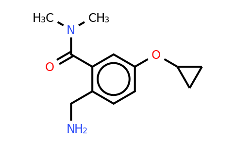 CAS 1243455-27-7 | 2-(Aminomethyl)-5-cyclopropoxy-N,n-dimethylbenzamide