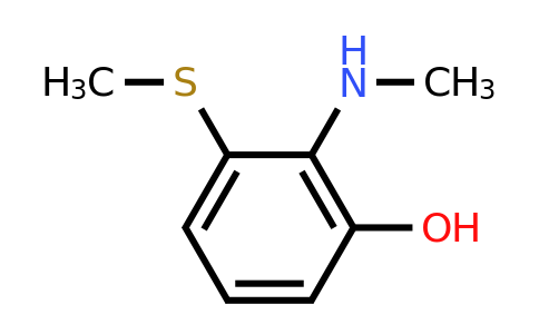 CAS 1243455-31-3 | 2-(Methylamino)-3-(methylsulfanyl)phenol