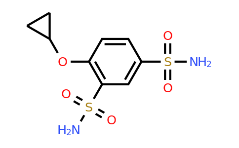 CAS 1243455-40-4 | 4-Cyclopropoxybenzene-1,3-disulfonamide