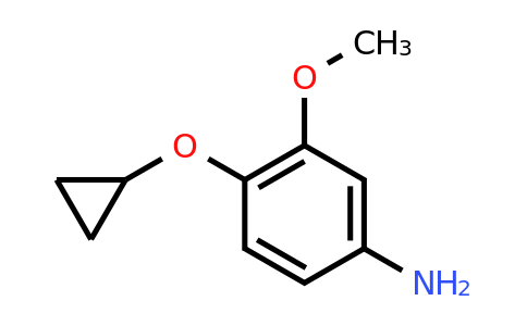 CAS 1243455-44-8 | 4-Cyclopropoxy-3-methoxyaniline