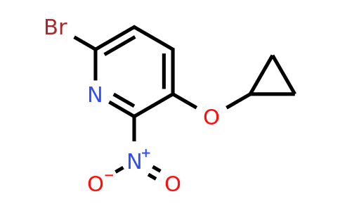 CAS 1243455-48-2 | 6-Bromo-3-cyclopropoxy-2-nitropyridine