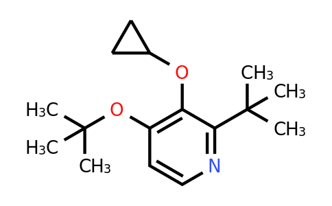 CAS 1243455-49-3 | 4-Tert-butoxy-2-tert-butyl-3-cyclopropoxypyridine