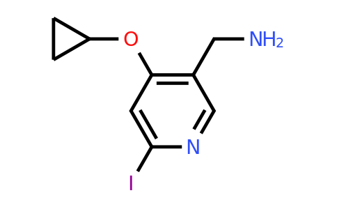 CAS 1243455-52-8 | (4-Cyclopropoxy-6-iodopyridin-3-YL)methanamine