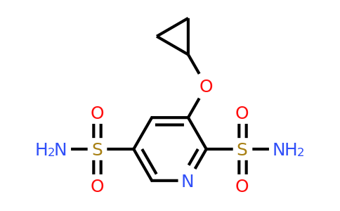 CAS 1243455-58-4 | 3-Cyclopropoxypyridine-2,5-disulfonamide