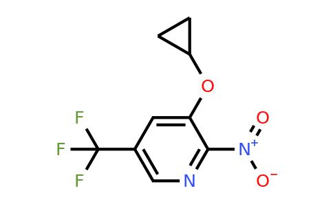 CAS 1243455-59-5 | 3-Cyclopropoxy-2-nitro-5-(trifluoromethyl)pyridine