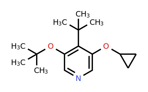 CAS 1243455-60-8 | 3-Tert-butoxy-4-tert-butyl-5-cyclopropoxypyridine