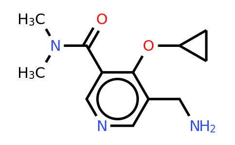 CAS 1243455-61-9 | 5-(Aminomethyl)-4-cyclopropoxy-N,n-dimethylnicotinamide