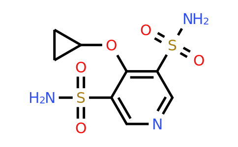 CAS 1243455-65-3 | 4-Cyclopropoxypyridine-3,5-disulfonamide