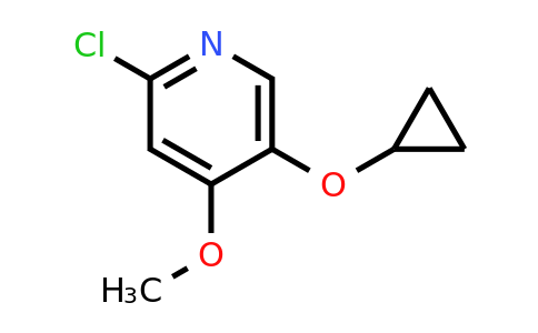 CAS 1243455-77-7 | 2-Chloro-5-cyclopropoxy-4-methoxypyridine