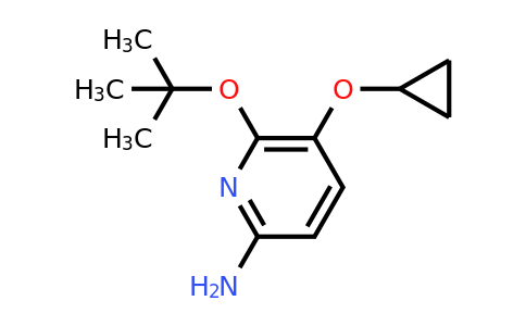 CAS 1243455-79-9 | 6-Tert-butoxy-5-cyclopropoxypyridin-2-amine