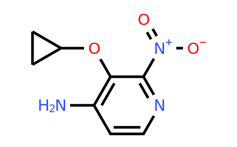 CAS 1243455-83-5 | 3-Cyclopropoxy-2-nitropyridin-4-amine