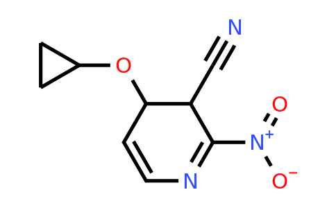 CAS 1243455-91-5 | 4-Cyclopropoxy-2-nitro-3,4-dihydropyridine-3-carbonitrile