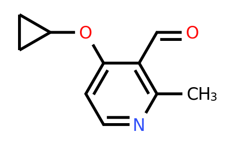 CAS 1243455-93-7 | 4-Cyclopropoxy-2-methylnicotinaldehyde