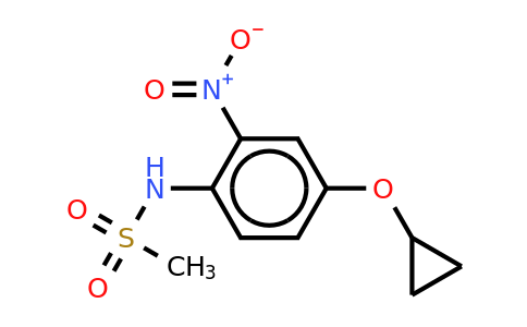 CAS 1243455-94-8 | N-(4-cyclopropoxy-2-nitrophenyl)methanesulfonamide