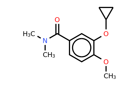 CAS 1243455-97-1 | 3-Cyclopropoxy-4-methoxy-N,n-dimethylbenzamide