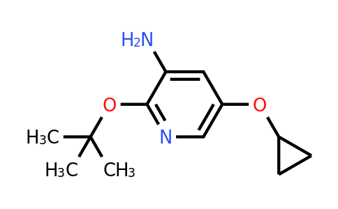 CAS 1243455-98-2 | 2-Tert-butoxy-5-cyclopropoxypyridin-3-amine