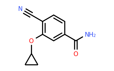 4-Cyano-3-cyclopropoxybenzamide