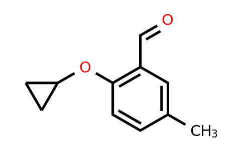 CAS 1243456-04-3 | 2-Cyclopropoxy-5-methylbenzaldehyde