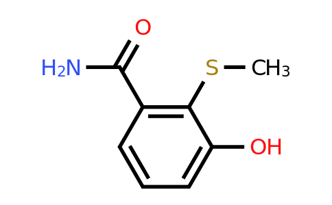 CAS 1243456-11-2 | 3-Hydroxy-2-(methylsulfanyl)benzamide