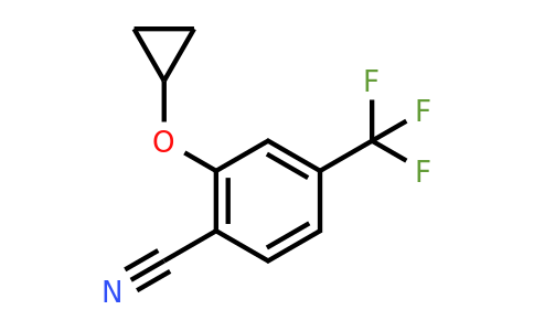 CAS 1243456-12-3 | 2-Cyclopropoxy-4-(trifluoromethyl)benzonitrile