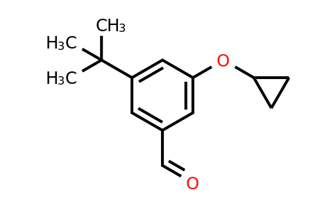 CAS 1243456-14-5 | 3-Tert-butyl-5-cyclopropoxybenzaldehyde