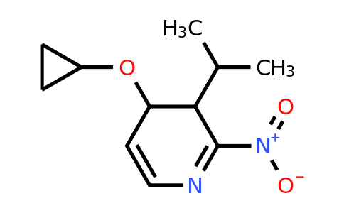 CAS 1243456-16-7 | 4-Cyclopropoxy-3-isopropyl-2-nitro-3,4-dihydropyridine