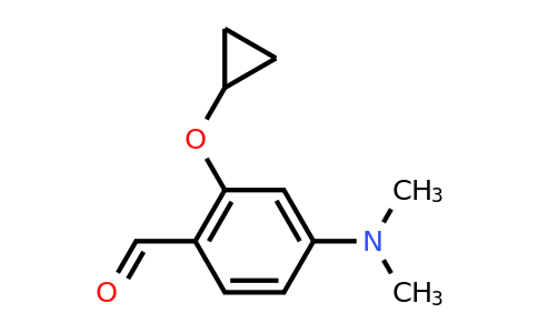 CAS 1243456-19-0 | 2-Cyclopropoxy-4-(dimethylamino)benzaldehyde