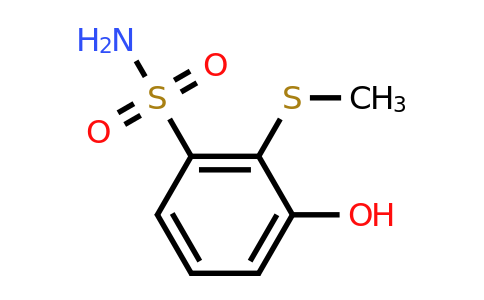 CAS 1243456-21-4 | 3-Hydroxy-2-(methylsulfanyl)benzene-1-sulfonamide